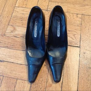 MARINO FABIANI Authentic Designer Leather Made in Italy Heels Size 8.5